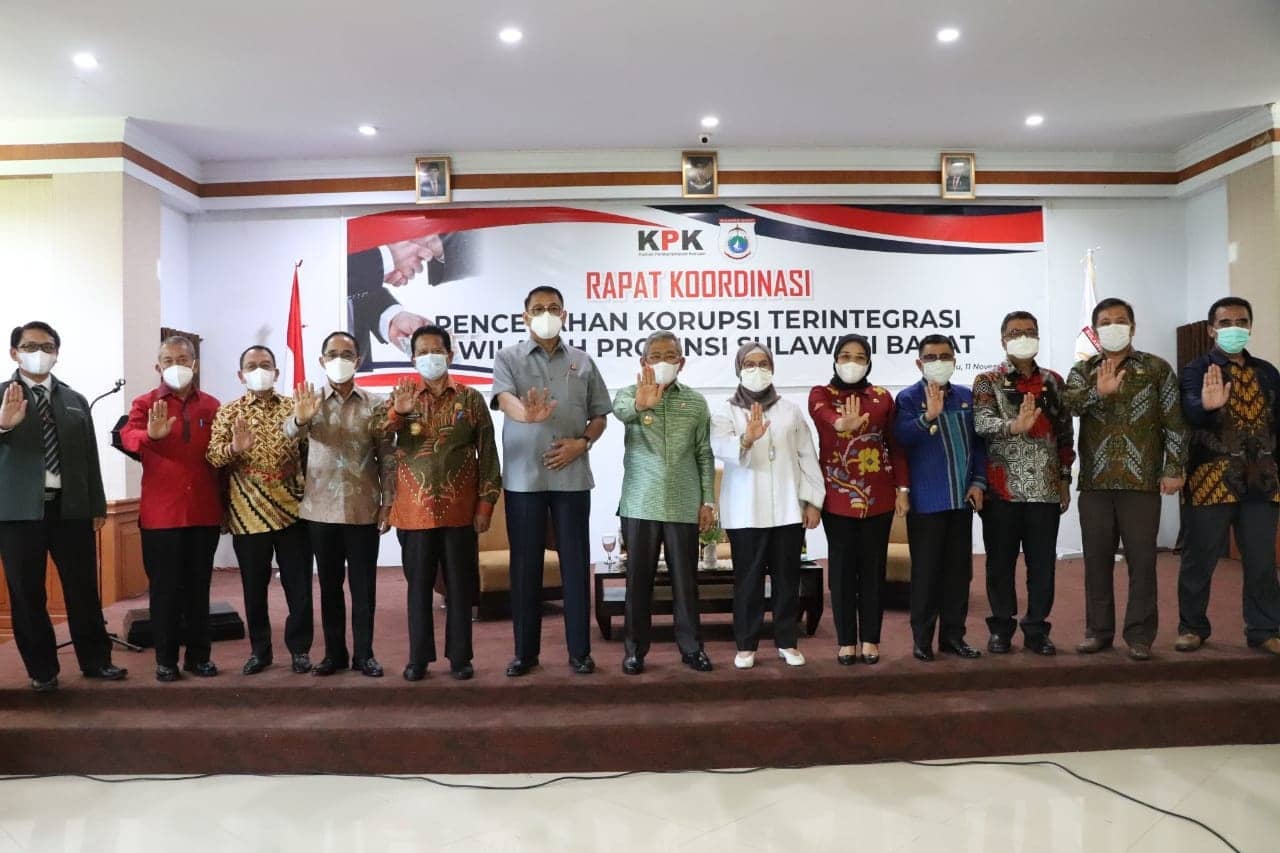 Wakil Ketua KPK Datang Langsung di Rakor Pencegahan Korupsi, Kepala Daerah se-Sulbar Kompak Hadir